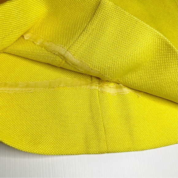 PRESTIGE BY DAVID PRESSON BOSTON VINTAGE 60s YELLOW COLLAR MIDI DRESS SIZE 14 - Picture 5 of 10